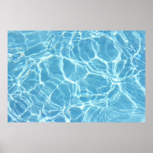 Poster poolwater (Voorkant)