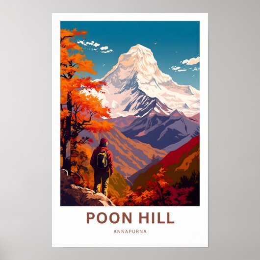 Poster Poonhill Annapurna (Devant)