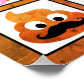 Poster Poop plusieurs faces Vieux papier Vintage (Coin)