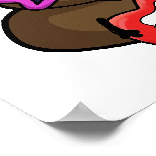 Poster Poop Star Funny Pop Star Pun (Coin)