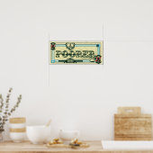 Poster POORER par KNEW! Designs (Cuisine)