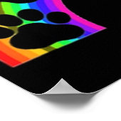 Poster Pootjes Op Een Regenboog (Hoek)