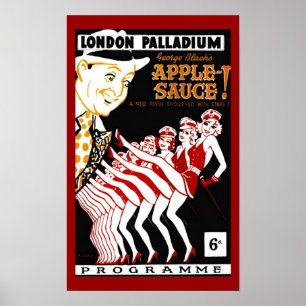 POSTER  POP ART 1940 PALLADIUM APPLESAUCE