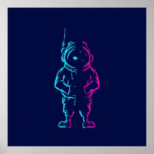 Poster pop art Abstrait (Devant)