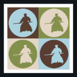 Poster Pop Art Aikido<br><div class="desc">Pop Art Aikido. Obtenez ce design amusant avec votre passe-temps,  votre occupation ou votre obsession sur de grands t-shirts,  autocollants et bien plus encore. Ils font aussi de grands cadeaux !</div>