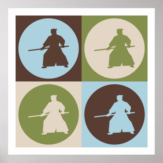 Poster Pop Art Aikido (Devant)