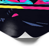 Poster Pop Art Anime Border Collie Dog 004 - Victoria Sas (Coin)