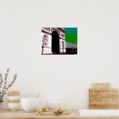 Poster Pop Art Arc de Triomphe (Cuisine)