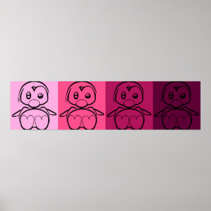 Poster Pop Art Baby Tux