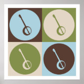 Poster Pop Art Banjo (Devant)