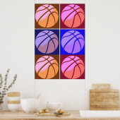 Poster Pop Art Basketball Motivation (Cuisine)