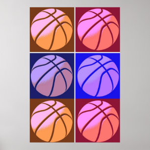 Poster Pop Art Basketball Motivation
