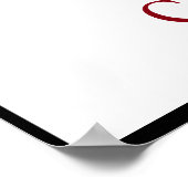 Poster Pop Art Black & White Motivational Courage Wolf (Coin)