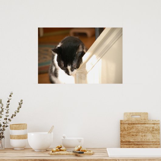 Poster Pop Art Cat (Cuisine)