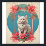 Poster Pop Art cat Photo Moderne tendance<br><div class="desc">Pop Art cat Photo Moderne tendance Retro Color Block Poster Téléchargement instantané</div>
