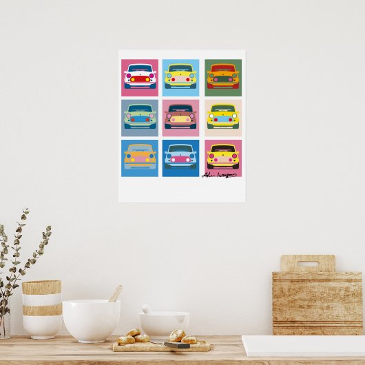 Poster Pop Art Classic Mini (Cuisine)