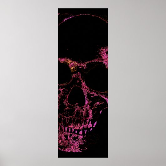 Poster Pop Art crâne (Devant)
