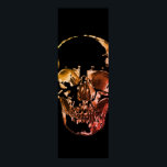 Poster Pop Art crâne<br><div class="desc">Imaginaire Art Skull Skeleton - Blue & Purple Tones Heavy Metal Punk Rock College Pop Art Image</div>