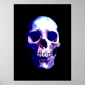 Poster Pop Art crâne