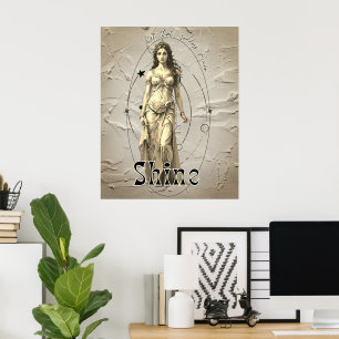 Poster Pop Art Déesse grecque Aphrodite