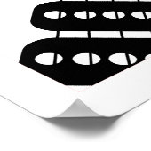 Poster Pop Art Electric Guitare (Coin)