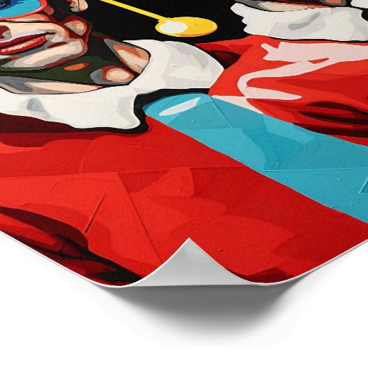 Poster Pop Art Elfes de Noël (Coin)