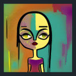 Poster Pop Art Fusion Graffiti Styles numériques<br><div class="desc">Nos affiches pop art sont une fusion fascinante de styles, faisant une déclaration audacieuse dans la décoration murale contemporaine. Avec un clin d'oeil aux classiques de l'esthétique de la bande dessinée, ces affiches ne sont pas seulement des oeuvres d'art ; elles sont des fenêtres dans un univers dynamique et visuellement...</div>