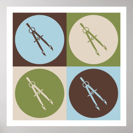 Poster Pop Art, génie civil (Devant)