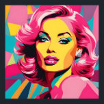 Poster Pop Art Girl - Collection rose 1<br><div class="desc">Des oeuvres qui vous rappelleront ces précieux moments encore et encore. Caractéristiques principales du produit : Différents formats : Notre offre comprend différentes tailles et formats, vous pouvez donc choisir celui qui convient le mieux à votre espace et vos préférences. Impression de qualité : Nous utilisons des matériaux de haute...</div>