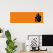 Poster Pop Art Gorilla (Bureau à domicile)