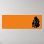Poster Pop Art Gorilla<br><div class="desc">Digital Computer Animal Art - College Pop Art - Wild Animal Computer Images</div>