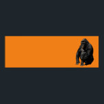 Poster Pop Art Gorilla<br><div class="desc">Digital Computer Animal Art - College Pop Art - Wild Animal Computer Images</div>
