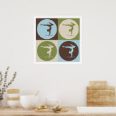 Poster Pop Art Gymnastique (Cuisine)