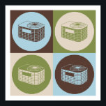 Poster Pop Art HVAC<br><div class="desc">Pop Art HVAC. Obtenez ce design amusant avec votre passe-temps, votre occupation ou votre obsession sur de grands t-shirts, autocollants et bien plus encore. Ils font aussi de grands cadeaux !</div>