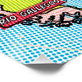 Poster Pop Art Illustré Argentine (Coin)