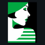 Poster Pop Art inspirée mode femme 10<br><div class="desc">Pop Art Inspirée Fashion Woman</div>