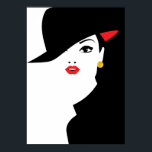 Poster Pop Art inspirée mode femme 3<br><div class="desc">Pop Art Inspirée Fashion Woman</div>