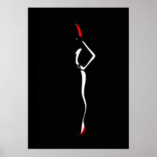 Poster Pop Art inspirée mode femme 4