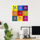 Poster Pop Art Jabberwocky (Bureau à domicile)