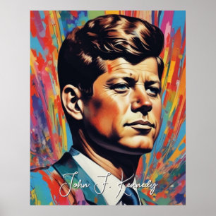 Poster Pop Art Jack JFK John F. Kennedy