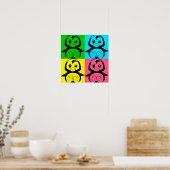 Poster Pop Art Little Tux Penguin (Cuisine)