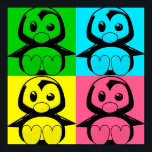 Poster Pop Art Little Tux Penguin<br><div class="desc">Poster Pop Art Little Tux Penguin</div>