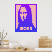 Poster Pop Art Mona Lisa (Cuisine)