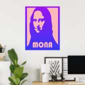 Poster Pop Art Mona Lisa (Bureau à domicile)