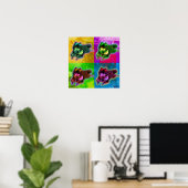 Poster Pop Art of Toy Dog (Bureau à domicile)