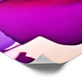 Poster Pop Art Papaya découpé (Coin)