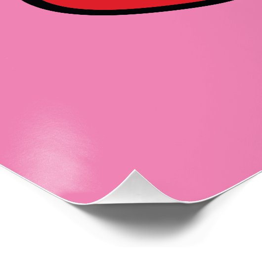 Poster pop art perçante (Coin)