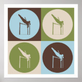 Poster Pop Art Pole Vaulting (Devant)