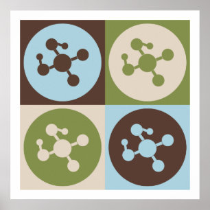 Poster Pop Art Polymer Chimie