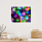 Poster Pop Art Random Cercles Concentric 02 (Cuisine)